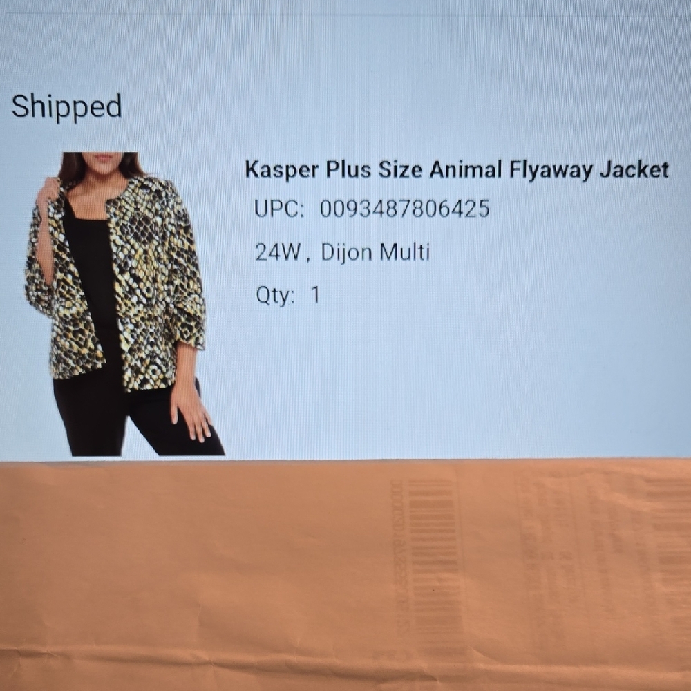 Kasper Yellow and Black Blazer Lightweight Suit Jacket